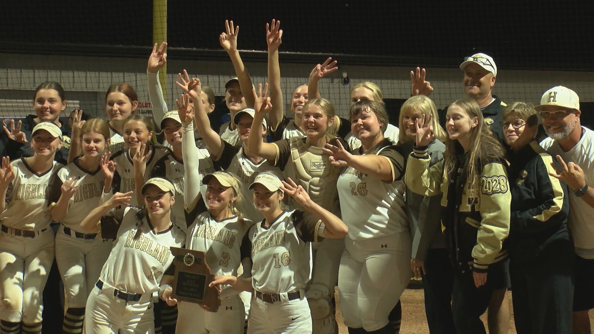 Highland Wins Third Consecutive District Softball Championship