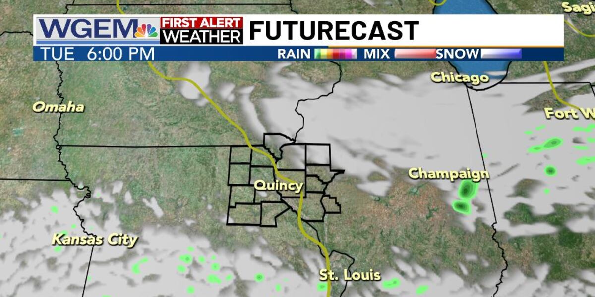 Morning rain gradually ends