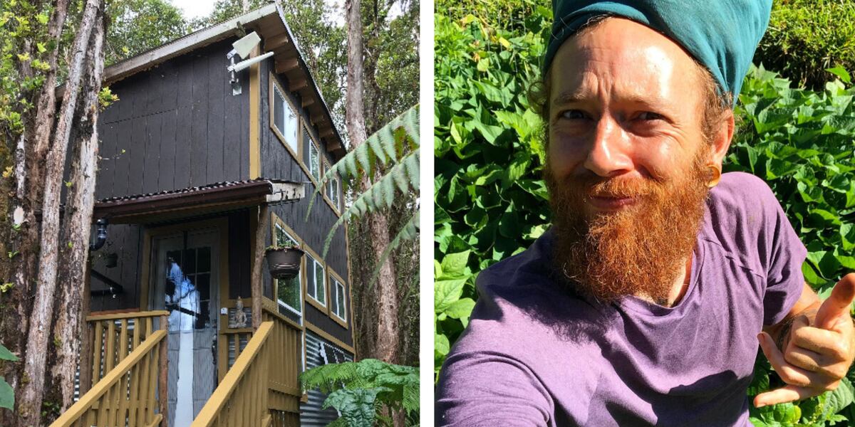 Wgem Building Man left California to build his own home, live off the grid in Hawaii
