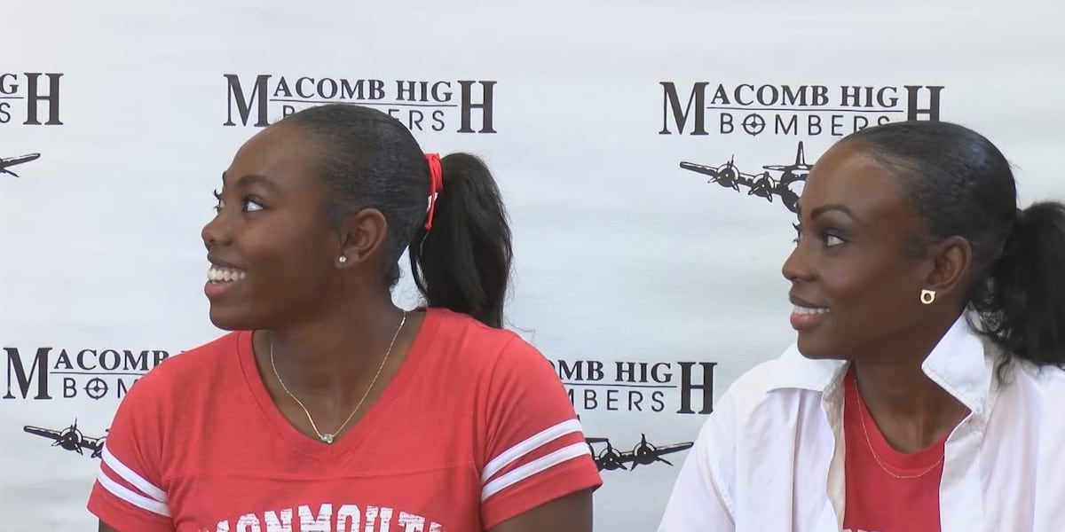 Macomb's Jordan Hines Signs to Play Volleyball and Run Track at Monmouth