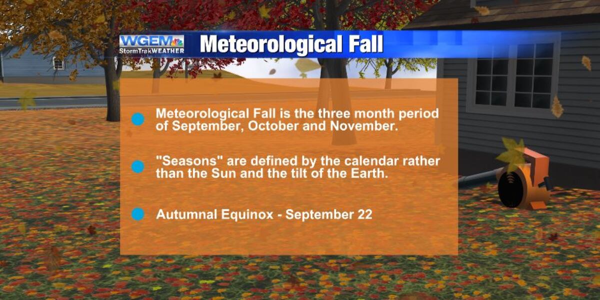 What to expect for the first day of meteorological fall What to expect for the first day of meteorological fall