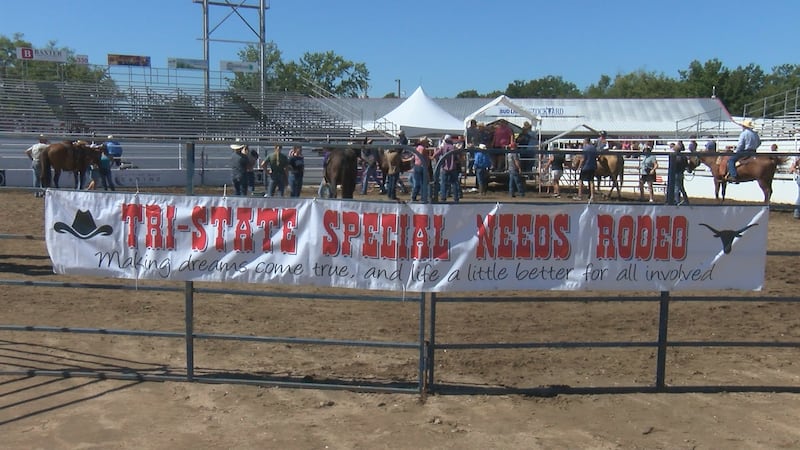 Special needs rodeo helps kicks off Tri-State Rodeo