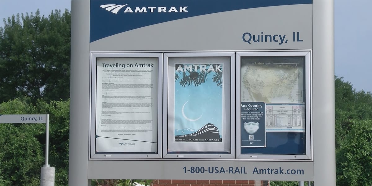 Charter buses replace Amtrak trains for Quincy, Chicago trips until Charter Bus Quincy Il
