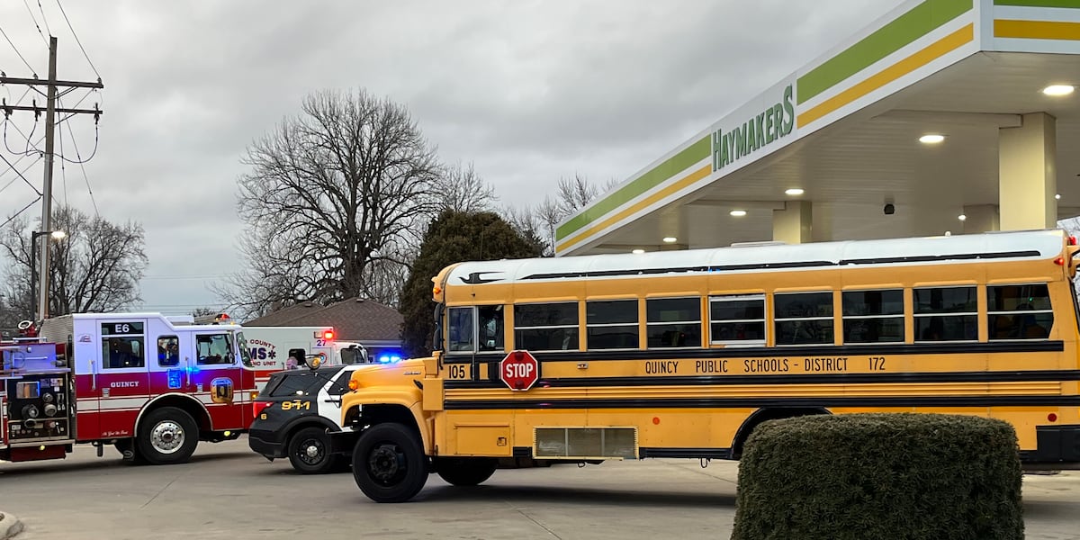 Quincy School Bus and SUV involved in crash