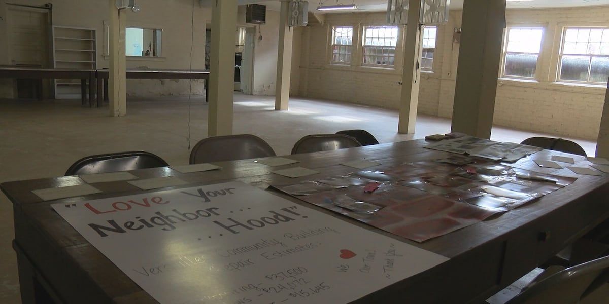 Wgem Building Efforts underway to restore Versailles Community Building