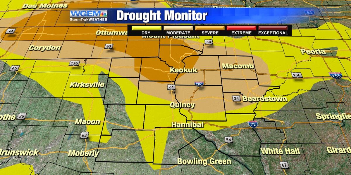 Wgem Map Worsening drought conditions