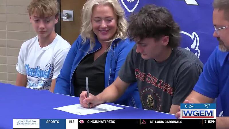 When it came time to choose a school, Slee said the decision came down to the final moments...