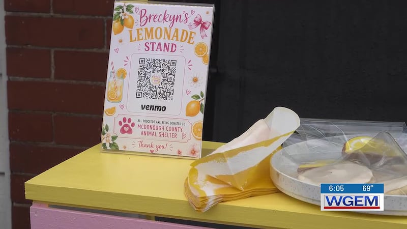 This is her fourth annual lemonade stand, and every year, she donates all proceeds go to the...