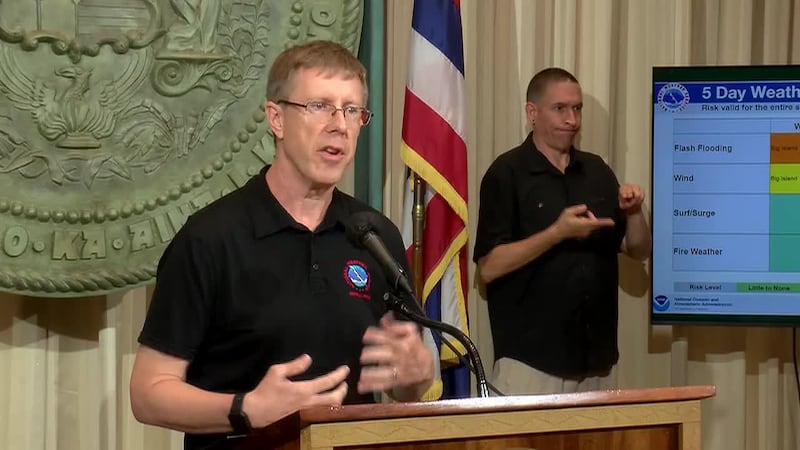 Tropical Storm Nolo is forecast to become a hurricane by Thursday night and approach the Big...